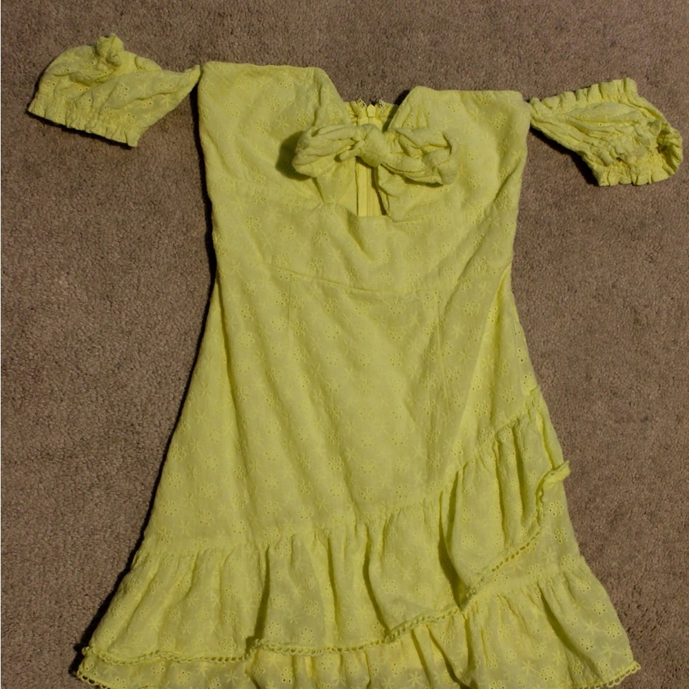Fashion Nova Sunny Yellow Dress